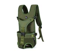 TAILUP Pet Snap Sac de poitrine, sac à dos pour chien réglable, imprimé camouflage, sac de transport pour chiens de petite et moyenne taille, vert armée, 38-46 cm