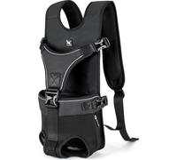 TAILUP Sac de poitrine à boucle pour animaux de compagnie, sac à dos pour chiens réglable, imprimé camouflage, sac de transport pour chiens de petite et moyenne taille, noir, 38-46 cm