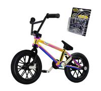 TAILWHIP Finger BMX Mini Jouet de vélo avec roulements à Billes en métal véritable(6X), Finger Bike en Alliage pour des Figures Cool, idéal pour Le Skatepark et Compatible avec Les Skateboards, Multi