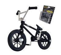 TAILWHIP Finger BMX Mini Jouet de vélo avec roulements à Billes en métal véritable(6X), Finger Bike en Alliage pour des Figures Cool, idéal pour Le Skatepark et Compatible avec Les Skateboards, Black
