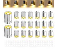 TaimeiMao 20 pcs Mini Lumière LED Blanc Chaud Mini Lumières LED pour Maison de Poupée, Idéal pour Décorer les Maisons de Poupée, Modèle Fait Main