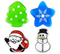 TaimeiMao Chaufferette Main Reutilisable,4 Pcs Hand Warmers De Noël,Mini Bouillotte Main En Couleurs Pour L'hiver Les Journées Froides Au Bureau En Déplacement Randonnée
