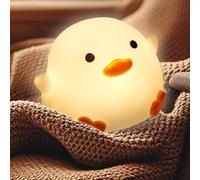 TaimeiMao DoDo Canard Veilleuse, Veilleuse Enfants Rechargeable par USB, Cute Canard Lampe de Chevet en Silicon, Lampe de Nuit en Silicone Mignon pour Chambre Kawaii