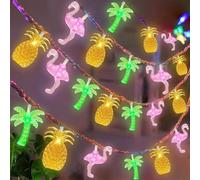 TaimeiMao Guirlande Lumineuse Tropicale, 3 M 20 LED Fairy Lights Hawaïenne, Idéal Pour Une Fête Hawaïenne Intérieure Ou Extérieure, Une Fête Estivale Ou Une Décoration De Plage