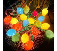 TaimeiMao Guirlandes de Pâques, 1.5M Easter Egg Guirlandes, Oeuf de Pâques Led Lumière, Lumières à Oeufs, Lumières Décoratives de Pâques, Guirlande Lumineuse pour La Décoration de Pâques