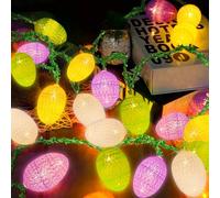 TaimeiMao Guirlandes de Pâques, 1.5M Easter Egg Guirlandes, Oeuf de Pâques Led Lumière, Lumières à Oeufs, Lumières Décoratives de Pâques, Guirlande Lumineuse pour La Décoration de Pâques