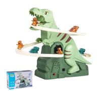 TaimeiMao Jouet d'escalade Dinosaure,Dino Climbing Slide Toy with Lights and Music,Jouet de Montagnes Russes Dinosaures avec lumière et Musique, Cadeau pour Enfants