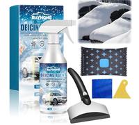 TaimeiMao Spray Dégivrant Voiture,Bombe Degivrante Pare Brise,Degivrant Vitre Voiture,avec Grattoir Glace Voiture et Pack Déshumidificateur,Rapide et de Déneigement pour Pare-Brise