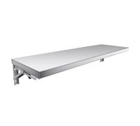 TAIMIKO Étagère murale pliante en acier inoxydable Étagère murale Étagère de cuisine commerciale Camion alimentaire Restaurant Garage Blanchisserie Buanderie Table pliante Support mural Bureau pliable