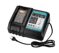 Taingwei Chargeur 3 A pour Makita Batterie 18 V, DC18RC 14,4-18 V, Compatible avec BL1850, BL1860B, BL1830B, BL1840B, Li-ION de Rechange pour DC18SF, DC18RD, DC18RA (Prise Européenne)