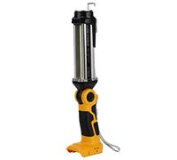 Taingwei Lampe de travail LED 2000 lm pour batterie au lithium Dewalt 18V, lampe de poche 25W pour camping, réparation de voiture, éclairage d'urgence et chantier