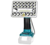 Taingwei Lampe LED sans fil 2000 lm compatible avec batterie au lithium Makita 18 V LXT, lampe de travail 18W pour camping, réparation de voiture, éclairage d'urgence et chantier