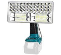 Taingwei Lampe LED sans fil 4200lm compatible avec batterie au lithium Makita 18V LXT, lampe de travail 40W pour camping, réparation de voiture, éclairage d'urgence et de chantier