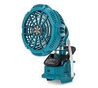 Taingwei Ventilateur portable à clip pour batterie Makita 18 V, batterie silencieuse, avec 3 vitesses économes en énergie, pour chambre à coucher, extérieur, camping et chantier (outil uniquement)