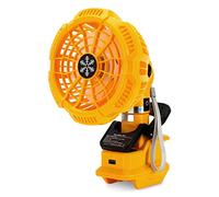Taingwei Ventilateur portable à clipser pour batterie Dewalt 18 V 54 V, 3 réglages de vitesse pour économiser l'énergie(Batterie non incluse)
