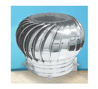 Tainless acier rotatif Chapeau de cheminée, turbine ventilateur,extracteur rotatif Anti-refoulement Chapeau de cheminée,rotatif turbine ventilateur pluie et neige couvercle conduit protection,300mm