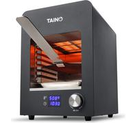 TAINO Beef-Grill électrique Gril à chaleur supérieure Gril à steak 800 degrés Gril haute performance Acier inoxydable noir