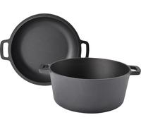 TAINO Dutch Oven 6L Fonte Couvercle Ø 25cm Marmite à usage général Casserole