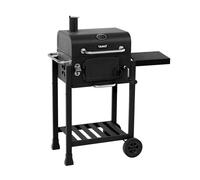 TAINO HERO Smoker petit BBG Chariot de cuisson au charbon de bois Gril de cuisson sur pied Fumoir Grille de cuisson
