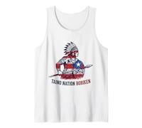 Taino Nation Warroir Drapeau portoricain Pride Boricua Débardeur