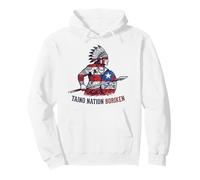 Taino Nation Warroir Drapeau portoricain Pride Boricua Sweat à Capuche