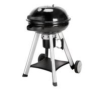 TAINO NEO Barbecue sphérique au charbon de bois avec couvercle rabattable Kettle-Grill Ø 57 cm Thermomètre noir