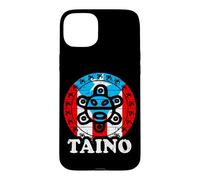 Taïno Soleil Symbole Coqui Cercle Porto Rico Drapeau Ciel Coque pour iPhone 15 Plus