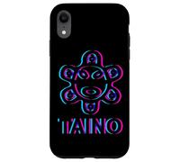 Taino Sun Boricua EDM Illusion Rose Bleu Coque pour iPhone XR