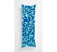 Tainrun Body Pillow Cover, Abstract Print Long Pillow Case with Zipper, Decorations Double Sided Print Bolster Pillow Cases for Sofa Living Room Home Decor 20x53 inch Waves Blue