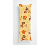 Tainrun Body Pillow Cover, Autumn Long Pillow Case with Zipper, Decorations Double Sided Print Bolster Pillow Cases for Sofa Living Room Home Decor 24x71 inch Fall Leaves