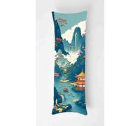 Tainrun Body Pillow Cover, Beautiful Scenery Long Pillow Case with Zipper, Decorations Double Sided Print Bolster Pillow Cases for Sofa Living Room Home Decor 16x57 inch Stone