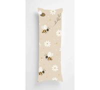 Tainrun Body Pillow Cover, Bees Long Pillow Case with Zipper, Decorations Double Sided Print Bolster Pillow Cases for Sofa Living Room Home Decor 16x47 inch Daisies