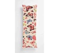 Tainrun Body Pillow Cover, Butterflies Long Pillow Case with Zipper, Decorations Double Sided Print Bolster Pillow Cases for Sofa Living Room Home Decor 24x71 inch Insects