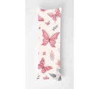 Tainrun Body Pillow Cover, Butterfly Long Pillow Case with Zipper, Decorations Double Sided Print Bolster Pillow Cases for Sofa Living Room Home Decor 16x57 inch Feathers