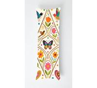 Tainrun Body Pillow Cover, Butterfly Long Pillow Case with Zipper, Decorations Double Sided Print Bolster Pillow Cases for Sofa Living Room Home Decor 24x71 inch Flowers Birds