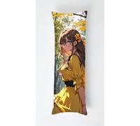 Tainrun Body Pillow Cover, Elegant Girl Long Pillow Case with Zipper, Decorations Double Sided Print Bolster Pillow Cases for Sofa Living Room Home Decor 20x60 inch Autumn