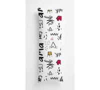 Tainrun Body Pillow Cover, Heart Crown Long Pillow Case with Zipper, Decorations Double Sided Print Bolster Pillow Cases for Sofa Living Room Home Decor 24x71 inch Letters