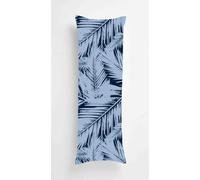 Tainrun Body Pillow Cover, Mottled Leaves Long Pillow Case with Zipper, Decorations Double Sided Print Bolster Pillow Cases for Sofa Living Room Home Decor 20x53 inch Blue