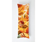 Tainrun Body Pillow Cover, Rural Landscape Long Pillow Case with Zipper, Decorations Double Sided Print Bolster Pillow Cases for Sofa Living Room Home Decor 16x57 inch Hillside