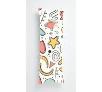 Tainrun Body Pillow Cover, Stars Curves Long Pillow Case with Zipper, Decorations Double Sided Print Bolster Pillow Cases for Sofa Living Room Home Decor 28x35 inch Colorful