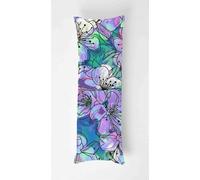 Tainrun Body Pillow Cover, Tropical Flowers Long Pillow Case with Zipper, Decorations Double Sided Print Bolster Pillow Cases for Sofa Living Room Home Decor 28x35 inch Spring