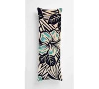 Tainrun Body Pillow Cover, Tropical Long Pillow Case with Zipper, Decorations Double Sided Print Bolster Pillow Cases for Sofa Living Room Home Decor 28x35 inch Linear Flowers