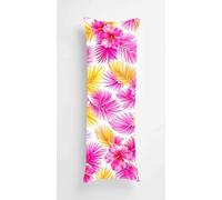 Tainrun Body Pillow Cover, Tropical Long Pillow Case with Zipper, Decorations Double Sided Print Bolster Pillow Cases for Sofa Living Room Home Decor 20x53 inch Flowers