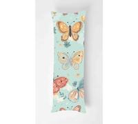 Tainrun Body Pillow Cover, Vintage Butterfly Long Pillow Case with Zipper, Decorations Double Sided Print Bolster Pillow Cases for Sofa Living Room Home Decor 14x40 inch Leaves