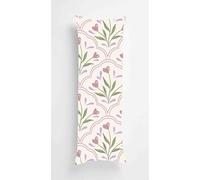 Tainrun Oreiller de Corps Imprimée Fleur d'amour, 70x90cm Taie d'oreiller Longue, Fermeture Eclair Caché taie Oreiller, Douce Respirante Velour Protege Oreiller pour Canapé Lit et Maison Decor Usine