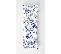 Tainrun Taie Oreiller 50x150cm Art Abstrait, Oreiller de Corps Gribouillis avec Fermeture Éclair Invisible, taie Traversin 150cm Double Face Impression Latéral Velour Body Pillow, Housse de Coussin