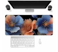 Tainrun Tapis de Souris XXL Gaming Pivoine, Tapis de Souris 800x400mm