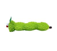 Tainrunse Jouet pour chat pour éviter la destruction des meubles, résistant aux morsures, peluche interactive, chenille verte avec herbe à chat, améliore les liens, protège le jeu pour chats animaux