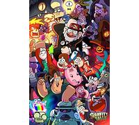 Tainsi ASHER Gift GraviTY FALLS ANIME Poster mat sans cadre 28 cm x 43 cm
