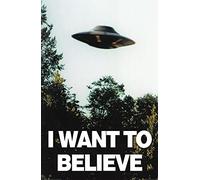 Tainsi ASHER Gift I Want to Believe,Bois, Multicolore - Poster mat sans cadre 28 cm x 43 cm)-LS-214